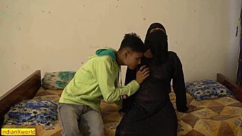 Hey, watch this Indian hijab girl enjoying dating sex with husband friend as he fucks the skinny Arab wife in anal doggystyle action.