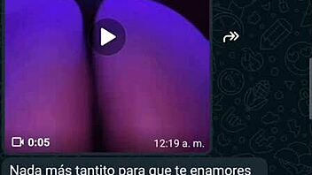 Finally my Mexican milf friend lets me record our steamy web chat session together.