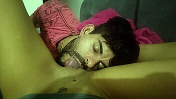 Muscular Stud Chokes and Licks Wet Pussy While Deepthroating Cock in Intense Homemade Action!