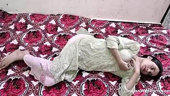 indian muslim woman creampie with big desi dick in homemade rough hardcore session