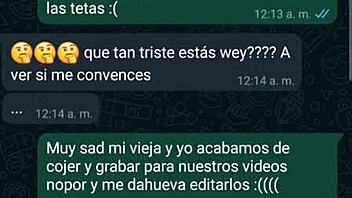 Finally my Mexican milf friend lets me record our steamy web chat session together.