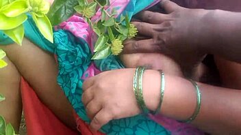 do you want to see this indian beauty's boobs in a homemade video with her roommate outdoors?