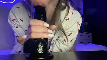 Oh yes daddy! Why don't you let me suck that huge cock right now?