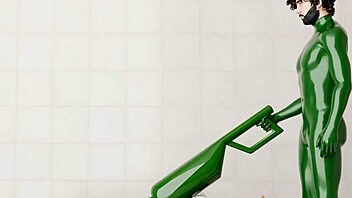 Guy Uses Rotating Machine On Another Guy For Fun