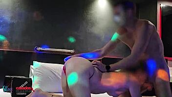 I gave my wife intense anal with lingerie and huge cock until cum in mouth