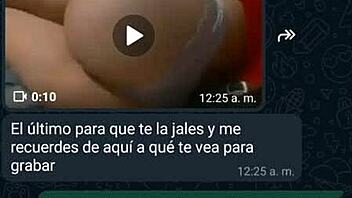 Finally my Mexican milf friend lets me record our steamy web chat session together.