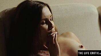 Will she keep screaming as the ballgag muffles her while dildoing that wet pussy?