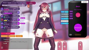 Oh, this hentai game live2 5d hypnoapp is turning Karen into a wet sow right in the corridor!