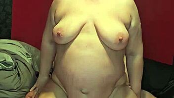 Pregnant Milf Rides Face with Big Tits