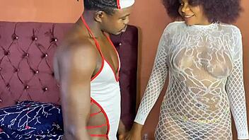 In the hospital, the patient experienced rough sex with the male nurse, leading to intense squirting orgasms.