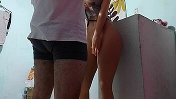 hey check out this curvy latina prostitute with a huge ass in homemade action