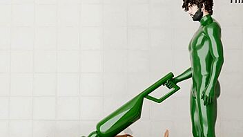 Guy Uses Rotating Machine On Another Guy For Fun