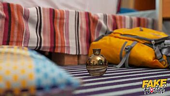 fake hostel - horny genies released and desperate for cock amazing threesome with yasmina kahn and nuria millan