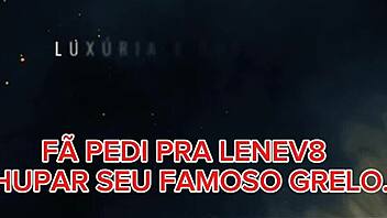 Lenev8 lets fan lick her well-known clit on xvideos