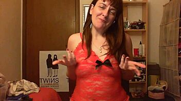 i'm showing you how to use rubber pussy or real one, better with your mom masturbating