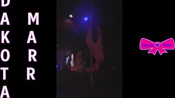 Dakota Marr Teases with Pole Dance in Nebraska Club