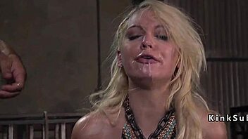 Perfect Huge Tits Slave Gets Anal Rough Banged in Bondage with Kinky Domination and Submission