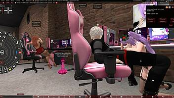 Intense Reality Fucking With Vtuber In Second Life Adventure