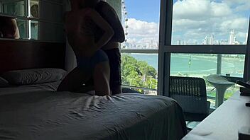 Pretty Bodybuilder Bends Over For Anal Sex On The Beach.