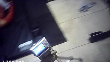 Oh man behind the scenes of this pornshoot with the champion taking on big breast babe in camel clutch wrestling hold for hardcore sex