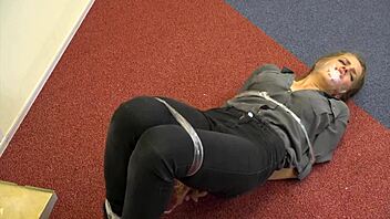 i choked teen violet haze in bondage deepthroat