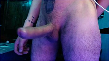 i feel excited watching big load of jizz cum out from my long thick monster cock in amateur handjob