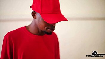 hotel guest orders food but gets massive big black cock instead 😲🍆