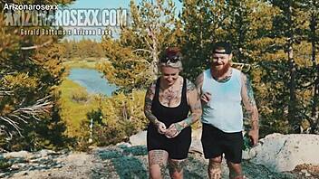 bts footage after huge outdoor facial with geraldbottomsxx and handy captions