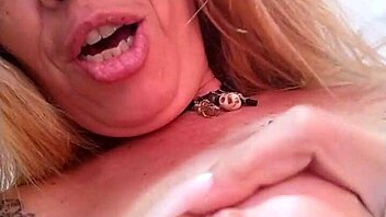 Isn't it thrilling when a blonde married woman teases by exhibiting herself right on camera?