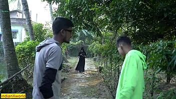 Hey, watch this Indian hijab girl enjoying dating sex with husband friend as he fucks the skinny Arab wife in anal doggystyle action.