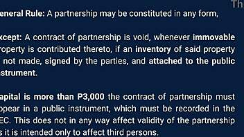 The Law On Partnership, What Does It Really Mean?