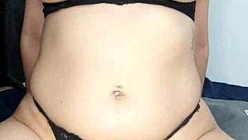 what if this brazilian milf with natural tits and big ass fingers herself to orgasm?