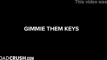 hey, what does this button do on the vibrator for that skinny teen slut in panties?