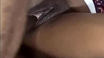 African Teen 18+ Fucked Hard with Cum Filling Her Tight Pussy