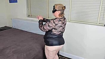 Horny Neighbor Licks Wet Pussy of Curvy BBW with Huge Tits in Intense Cunilingus