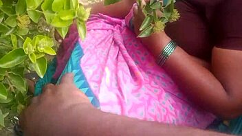 do you want to see this indian beauty's boobs in a homemade video with her roommate outdoors?