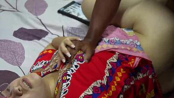 hot babe fucks her stepbrother's ass in the dorm, big tits bouncing.