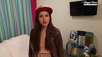 cassie fire drops by my place for some deep missionary and doggystyle fucking with cum swallow 😜🍆