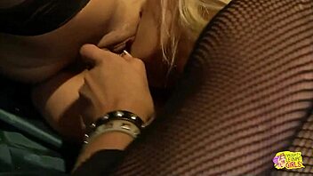 i'm the busty blonde makin' my brunette assistant cum with toys