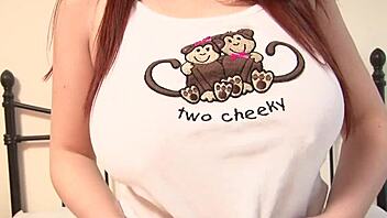 purefilmstv - ruby strips off her fishnet dress and teases with her big boobs!