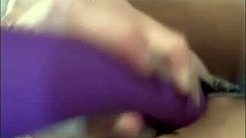 Enjoying a solo session with toys at home while waiting for my roommate to join in.