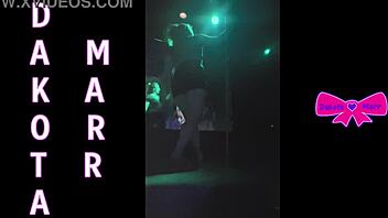 Dakota Marr Teases with Pole Dance in Nebraska Club