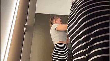 Why Not Finger Tight Pussy in Public Changing Room as Horny BBW Teen?