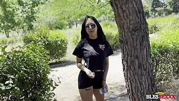 A story of casting a virgin teen 18+ in homemade outdoor setting