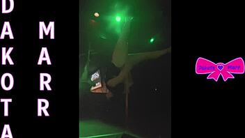 Dakota Marr Teases with Pole Dance in Nebraska Club