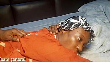 Creamy Pussy Bent Over in Bedroom Doggystyle