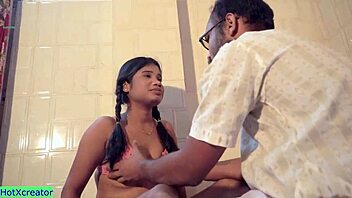 naughty teacher seduced his 18 year old cute student into reality sex