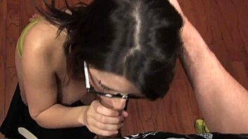 Why just a blowjob? Sexy milf in lingerie deepthroats cock before bent over doggystyle anal fucking with gaping asshole.