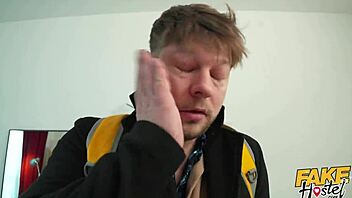 fake hostel - horny genies released and desperate for cock amazing threesome with yasmina kahn and nuria millan