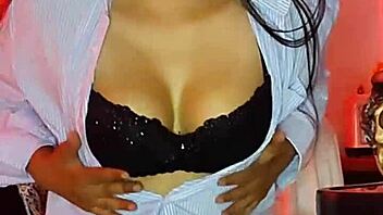 Bold solo brunette penetrates tight pussy with dildo